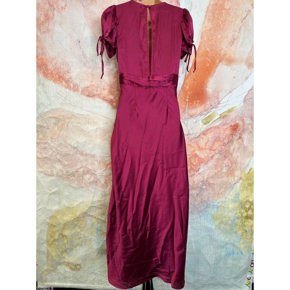 Free People Cooper Satin Midi Slip Dress $198 - Picture 9 of 11